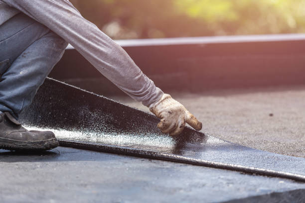 Professional Waterproofing technician working in Narberth, PA